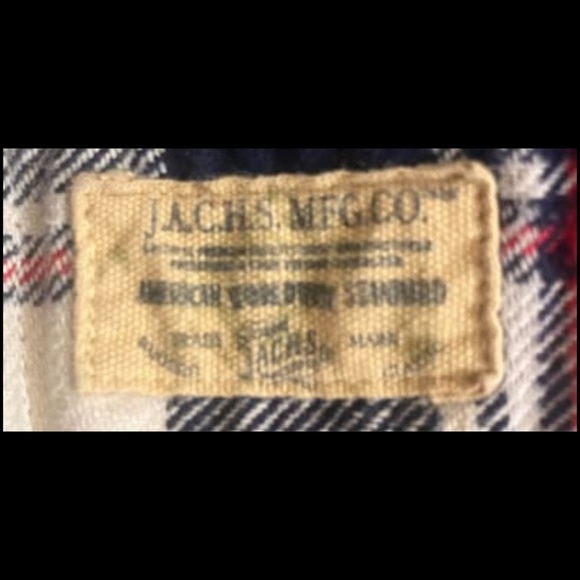 Jachs Mens size small flannel plaid checkered shirt 100% cotton - Picture 4 of 16